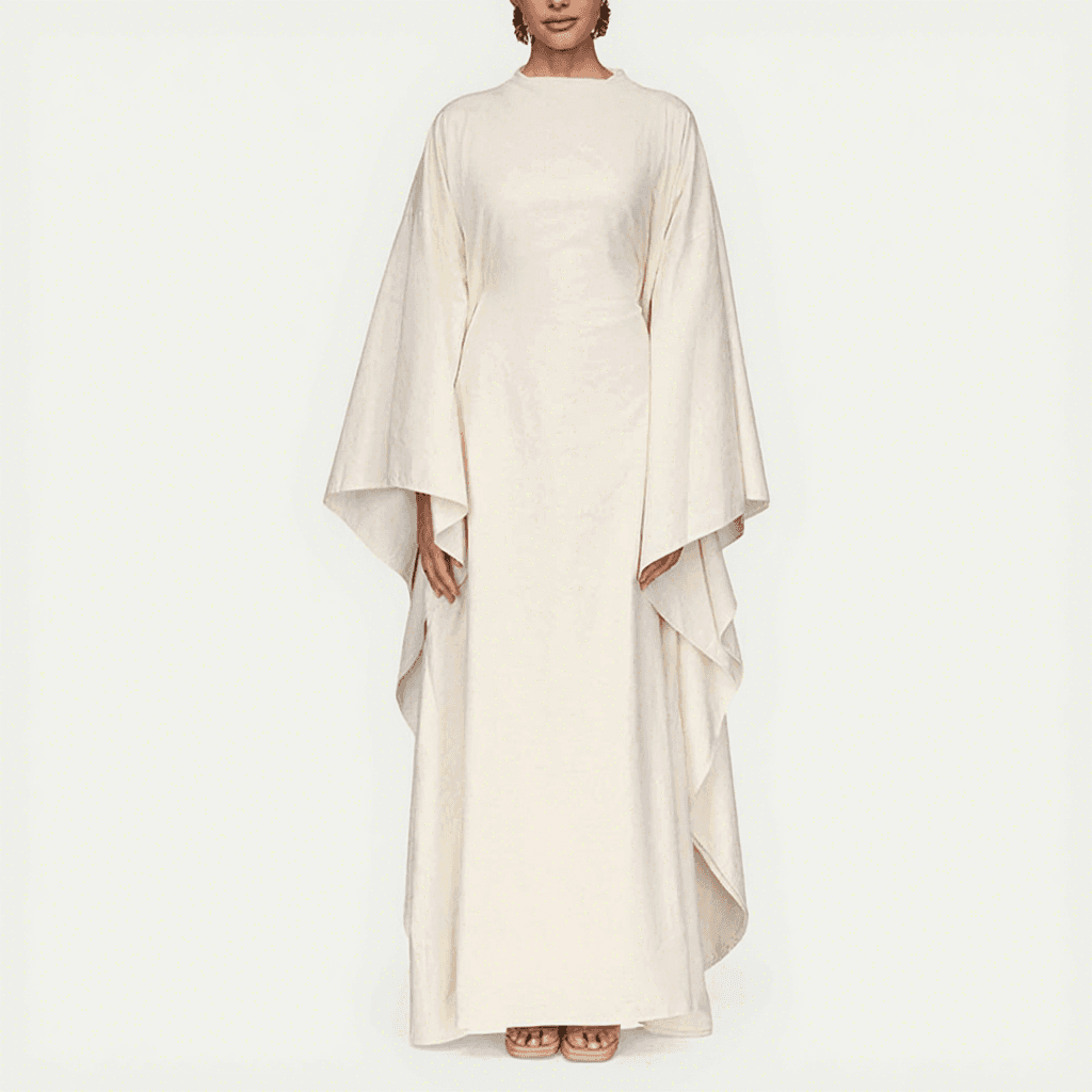 Dernière conception personnalisée robe abaya musulmane en lin pour les femmes...