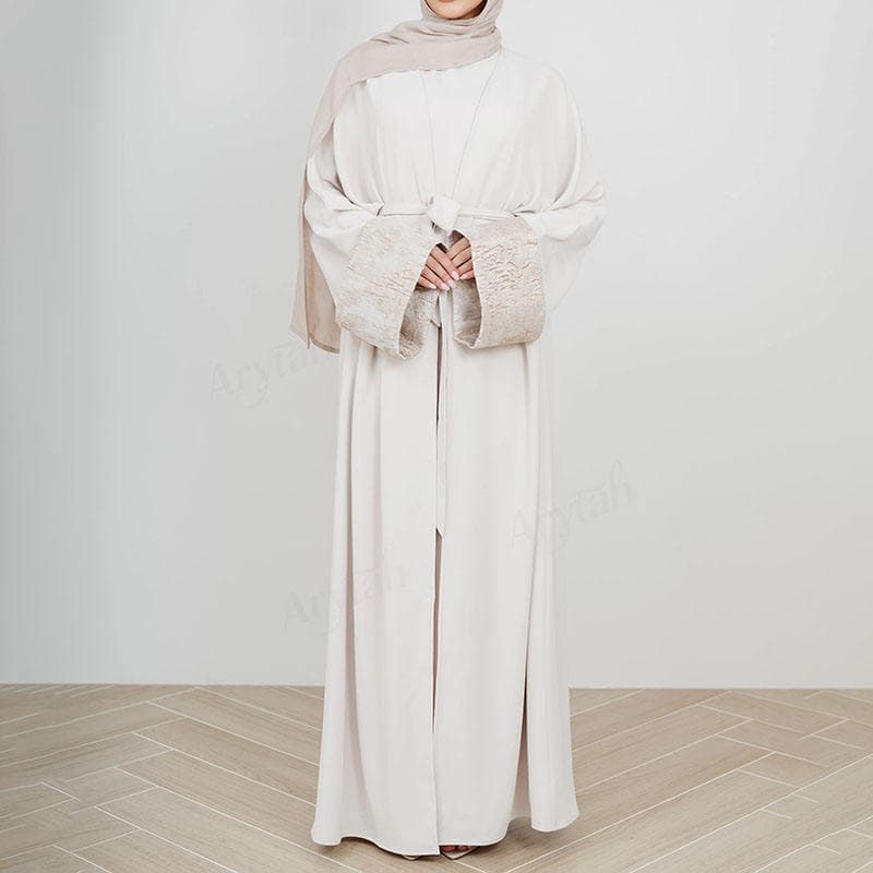 Ensemble Abaya et Robe pour Femmes Musulmanes avec Logo Personnalisé, Abayas ...