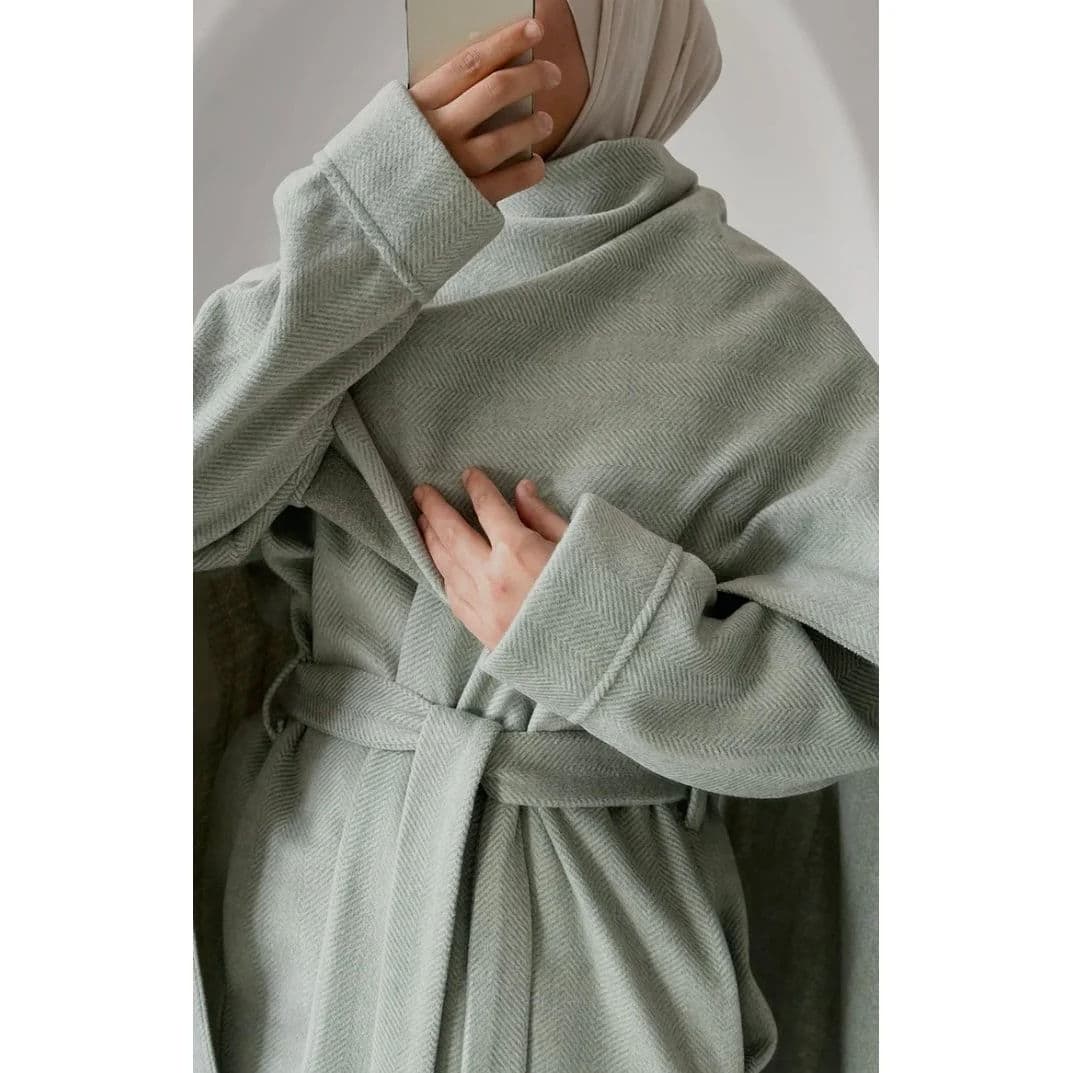 Manteau Abaya Personnalisable de Dernière Conception pour Femmes Musulmanes, ...