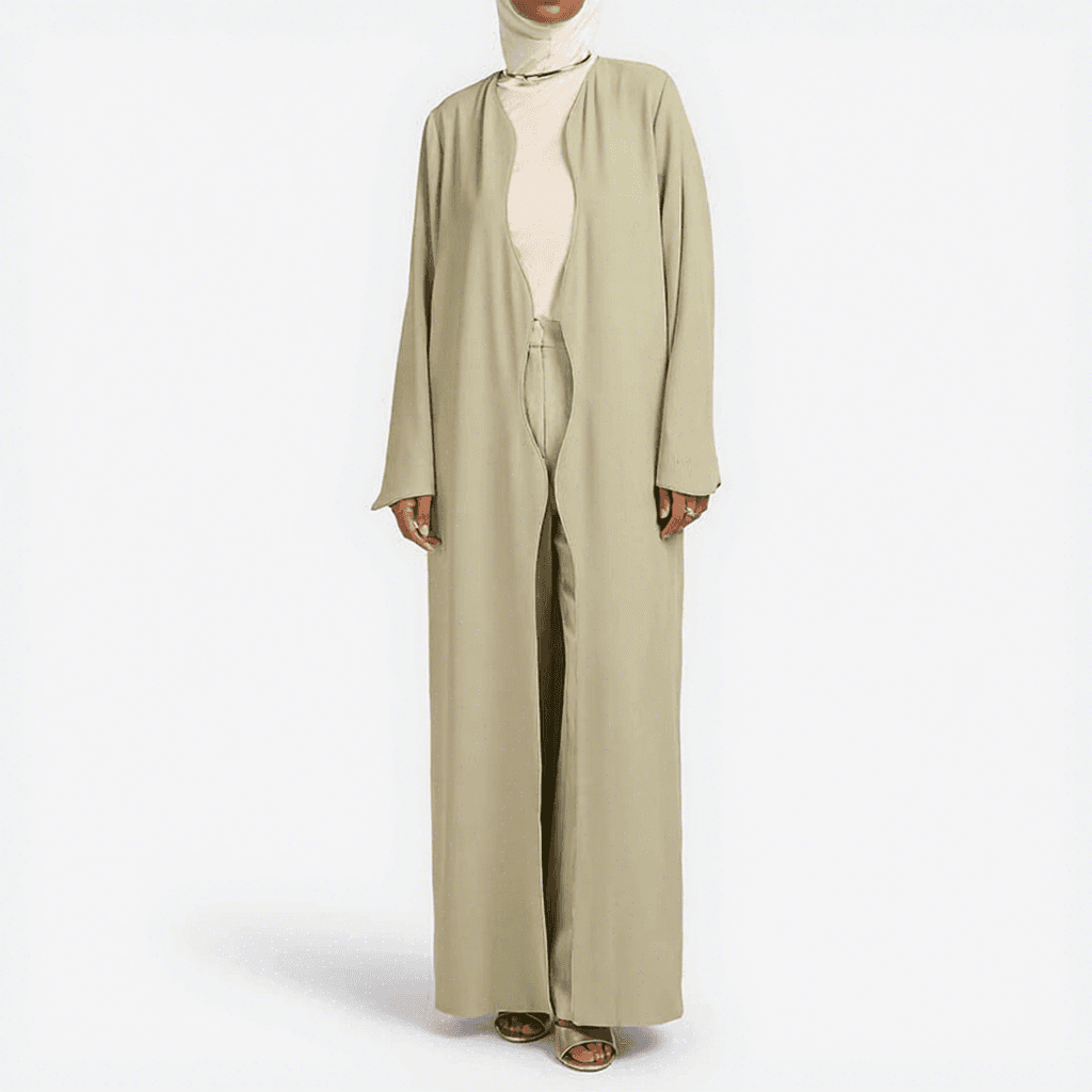 Abaya Musulmane Femme sur Mesure, Dernière Conception, Longue, Modeste, Coule...