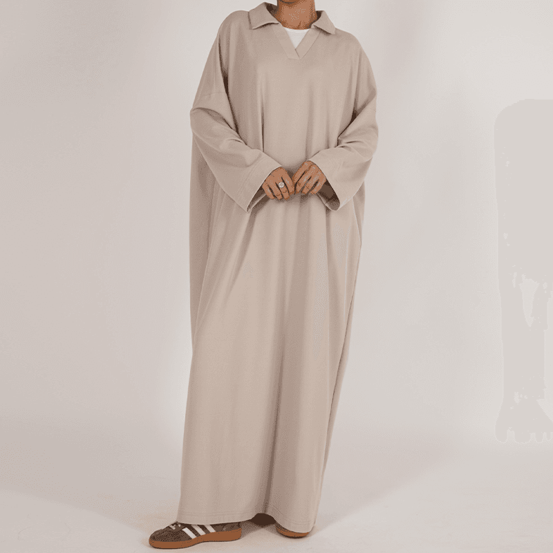 Robe Longue Maxi Modeste de Conception Personnalisée pour Femmes Musulmanes C...