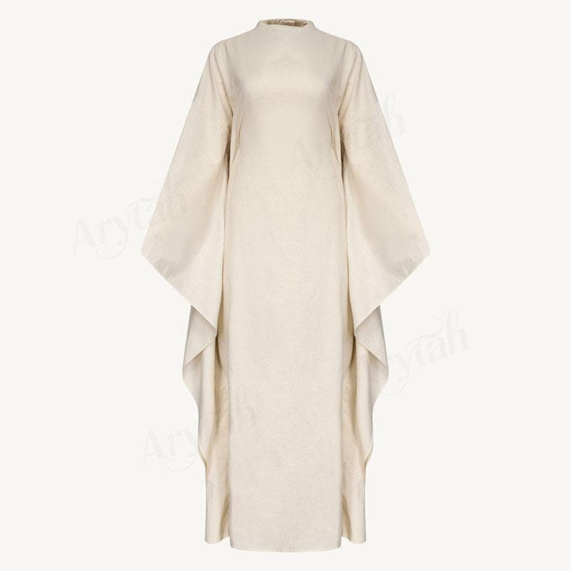 Dernière conception personnalisée robe abaya musulmane en lin pour les femmes... - vue alternative