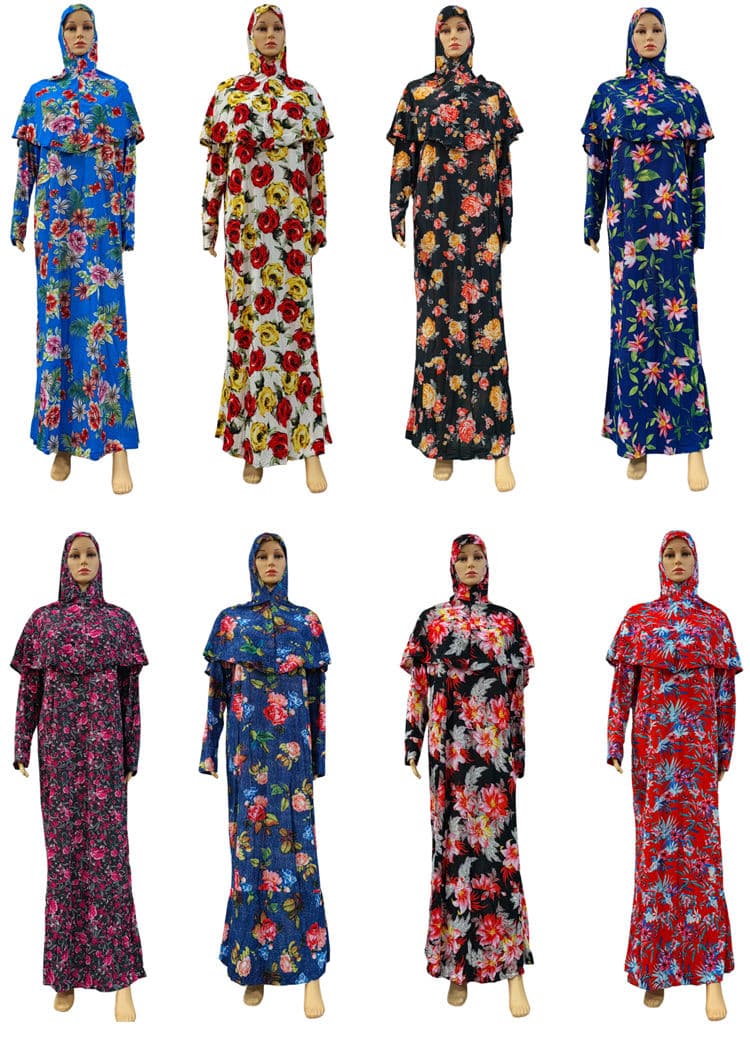 Robe longue à manches longues pour femmes, vêtement de prière musulmane, modè... - vue alternative