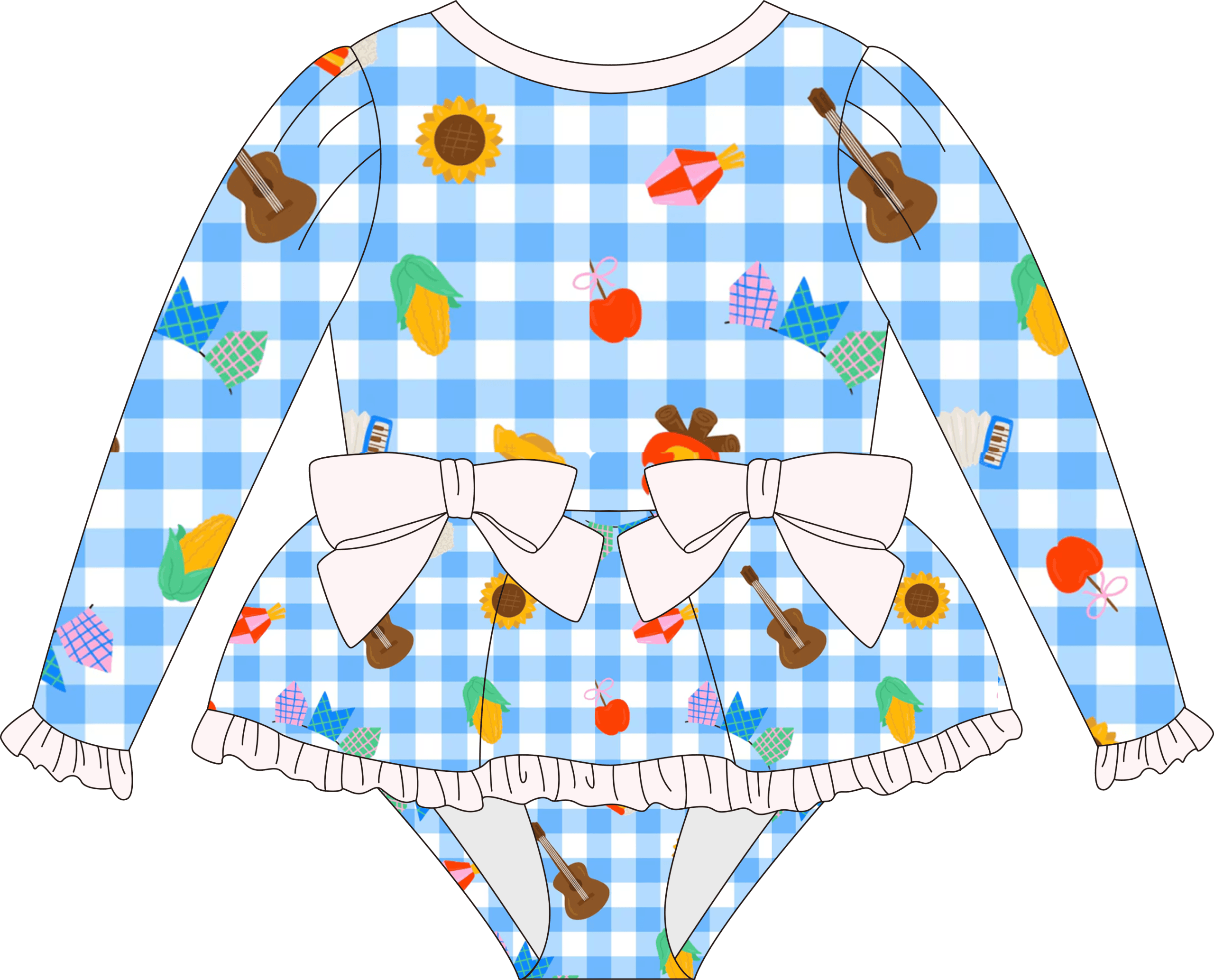 Maillot de bain d'été de haute qualité pour filles, avec volants, motif flora... - vue alternative