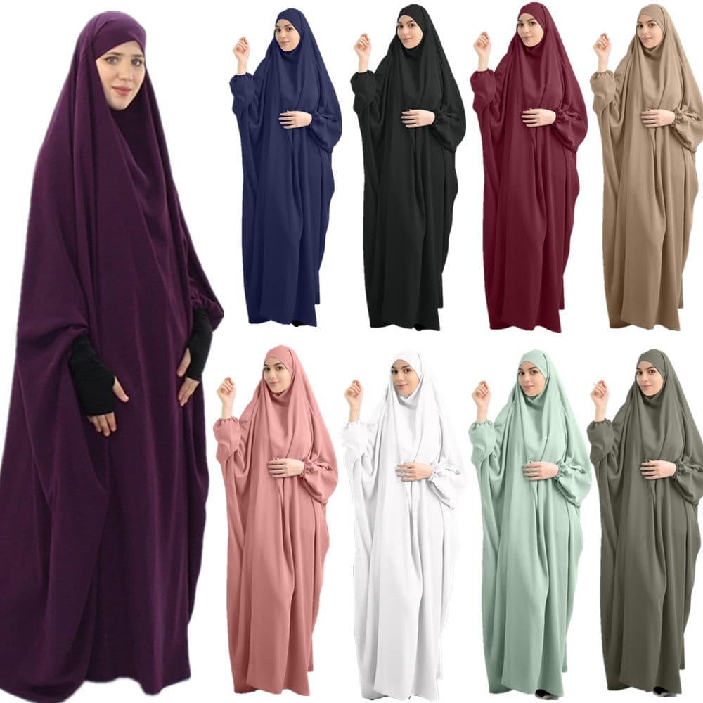 Vêtements islamiques traditionnels robe de prière pour femmes une pièce grand... - Vue 3 | Yelira