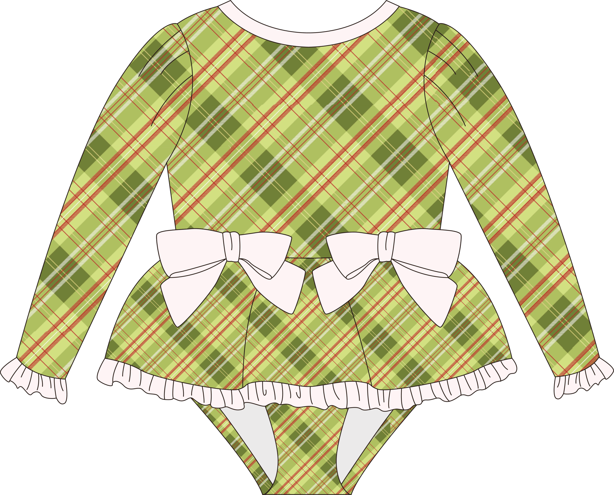 Maillot de bain d'été de haute qualité pour filles, avec volants, motif flora... - Vue 3 | Yelira