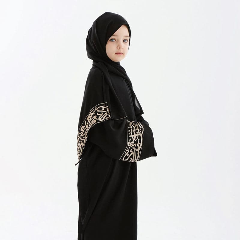 Robe Abaya de prière islamique de luxe de qualité supérieure en 2 pièces pour... - Vue 3 | Yelira