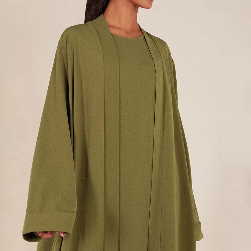 Ensemble de robe Abaya musulmane pour femmes, style personnalisé, nouveau, co... - Vue 3 | Yelira