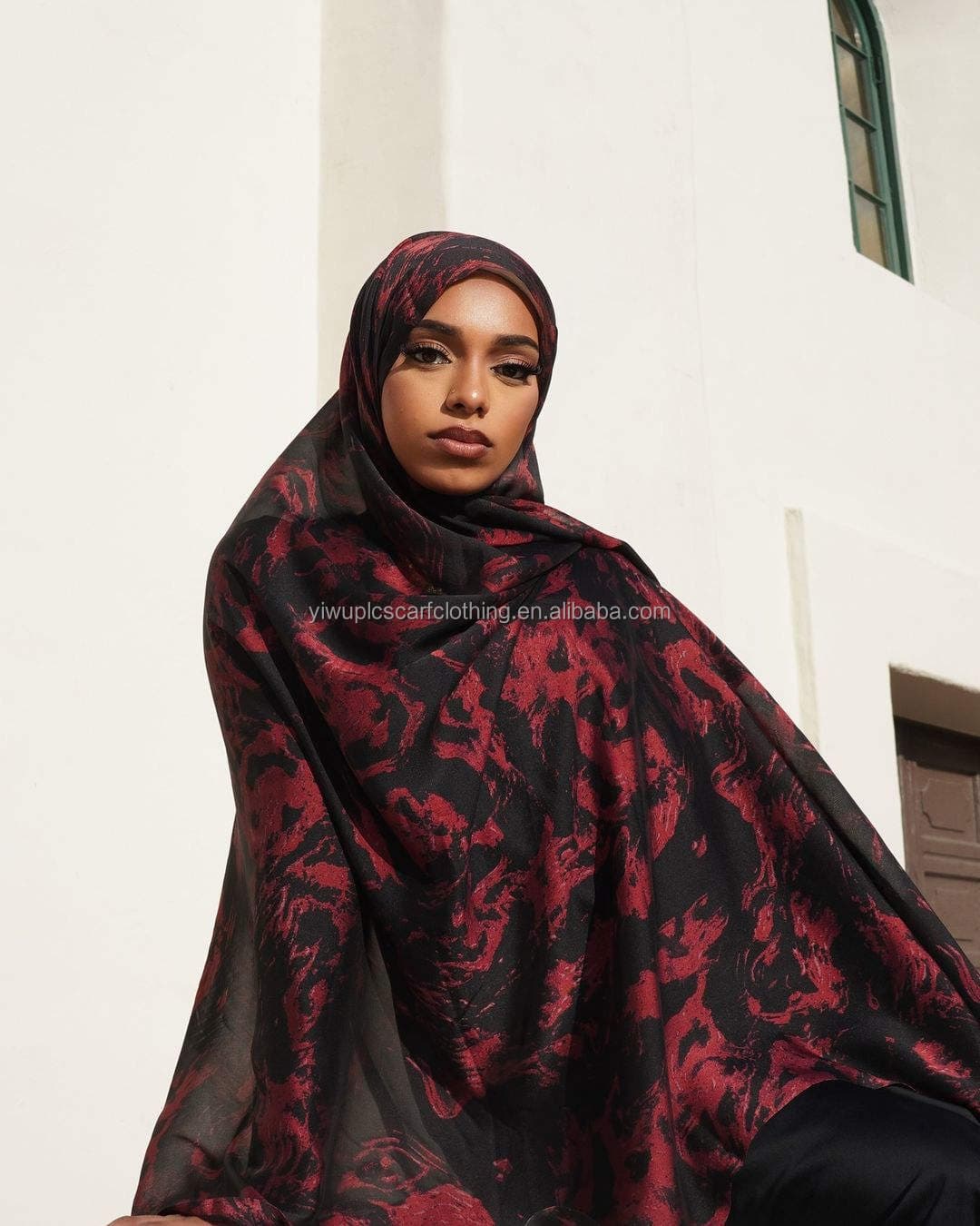 Offre Spéciale mode femmes foulard musulman imprimé modal foulard rayonne imp... - Vue 4 | Yelira