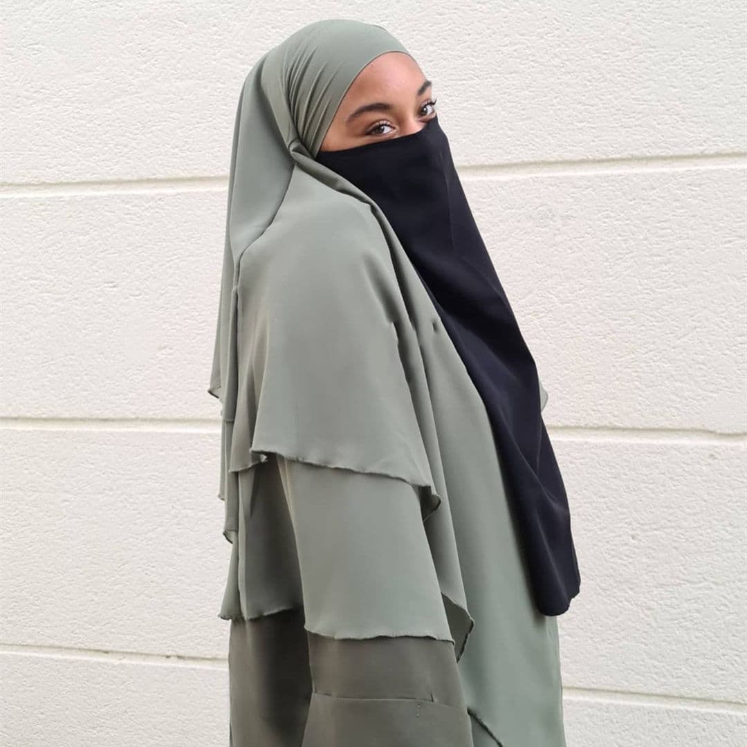 Khimar Babya Jilbab Medina Hijab en soie Modestie Vêtements musulmans - Vue 4 | Yelira