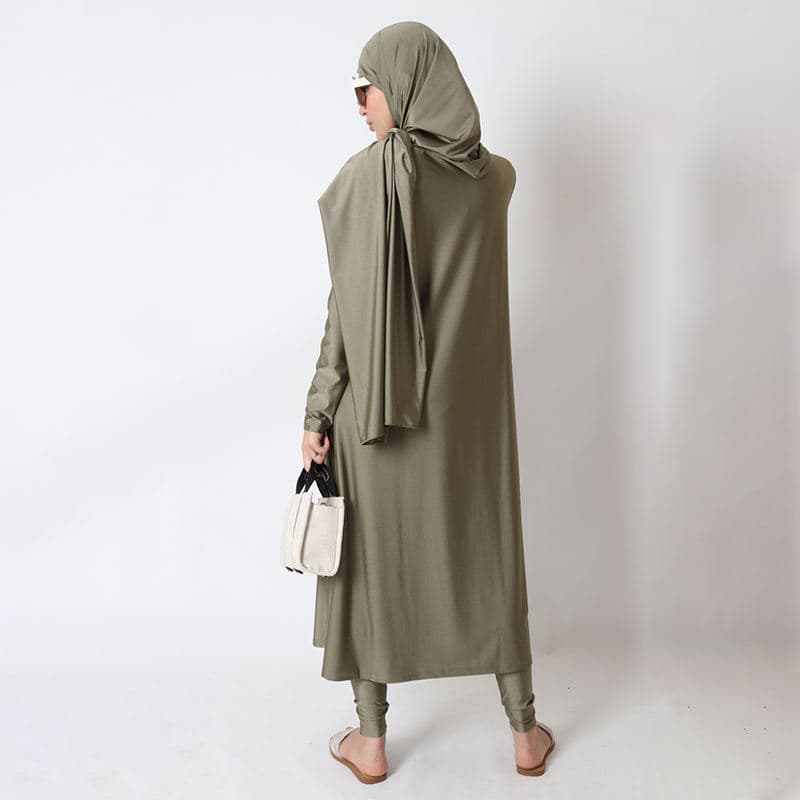 Aschulman Personnalisé Islam Hijab Burkini Natation Musulmane Maillot De Bain... - Vue 4 | Yelira