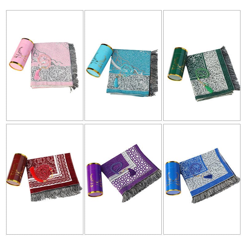 Coffret Cadeaux Islamiques avec Boîte Cylindrique pour le Ramadan l'Aïd et le... - Vue 4 | Yelira