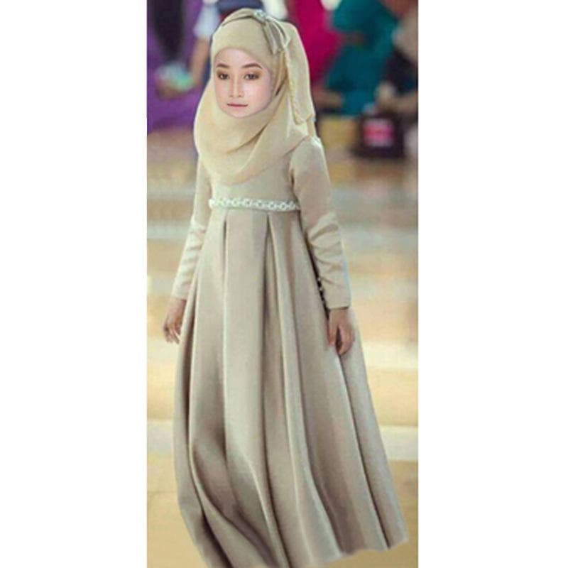 Vente en gros Dubaï Robe 3 pièces pour filles filles, manches longues, col ro... - Vue 4 | Yelira