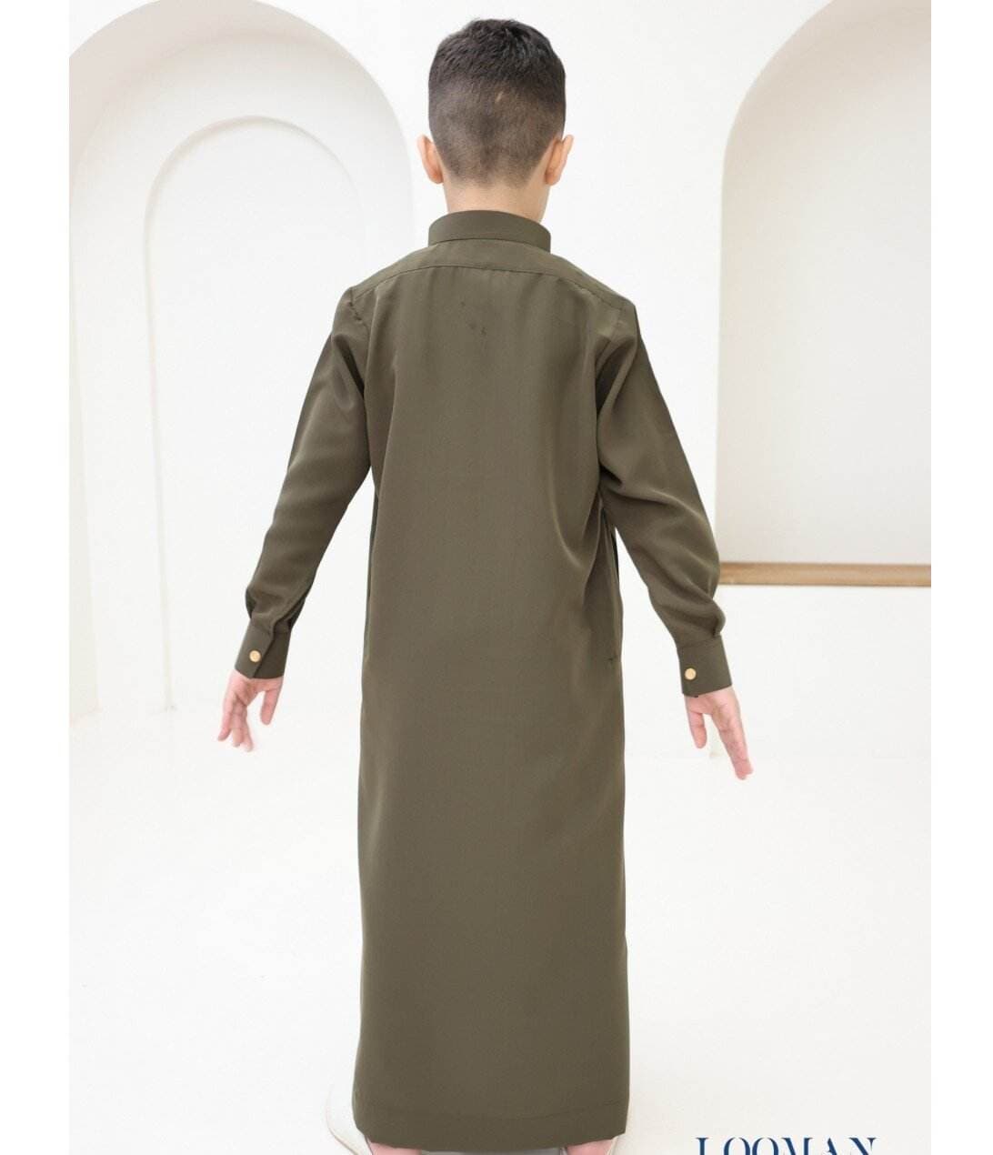 Garçons Enfants Qamis Haute Qualité Islamique Musulman Enfants Marocain Qamis... - Vue 4 | Yelira