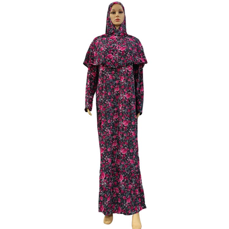 Robe longue à manches longues pour femmes, vêtement de prière musulmane, modè... - Vue 5 | Yelira