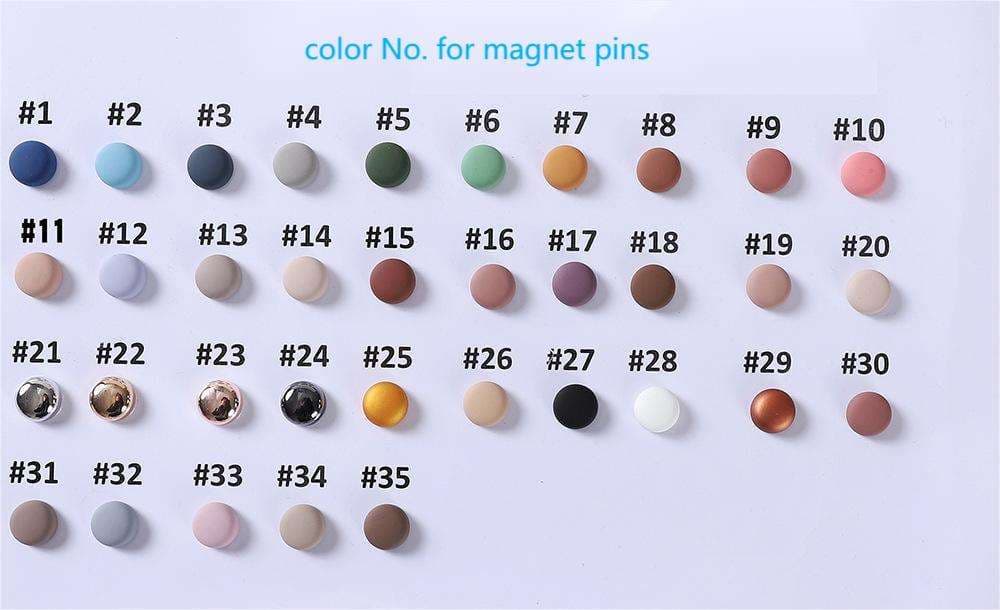 Aimants magnétiques forts Hijab broche magnétique mate hijab accessoires musu... - Vue 5 | Yelira