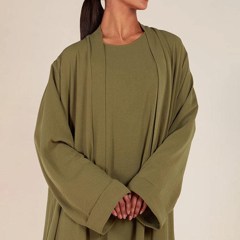 Ensemble de robe Abaya musulmane pour femmes, style personnalisé, nouveau, co... - Vue 5 | Yelira