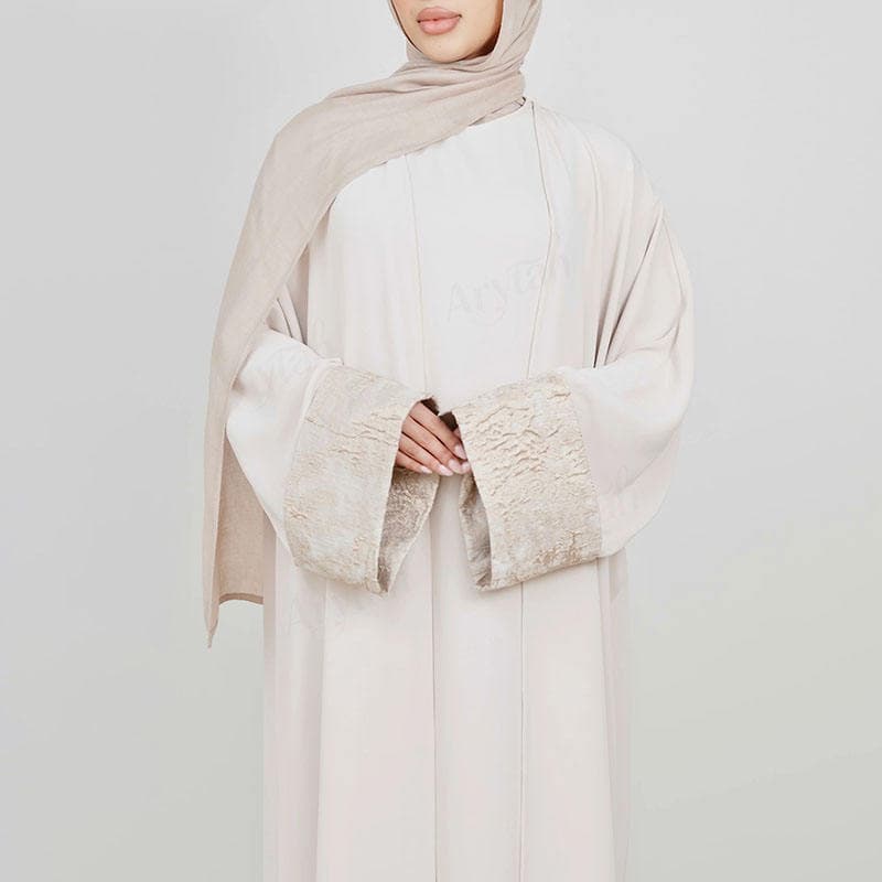 Ensemble Abaya et Robe pour Femmes Musulmanes avec Logo Personnalisé, Abayas ... - vue alternative