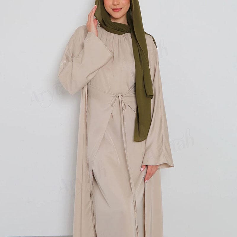 Service d'Échantillons à Faible QMC, Ensemble Robe Abaya Personnalisé pour Fe... - Vue 3 | Yelira