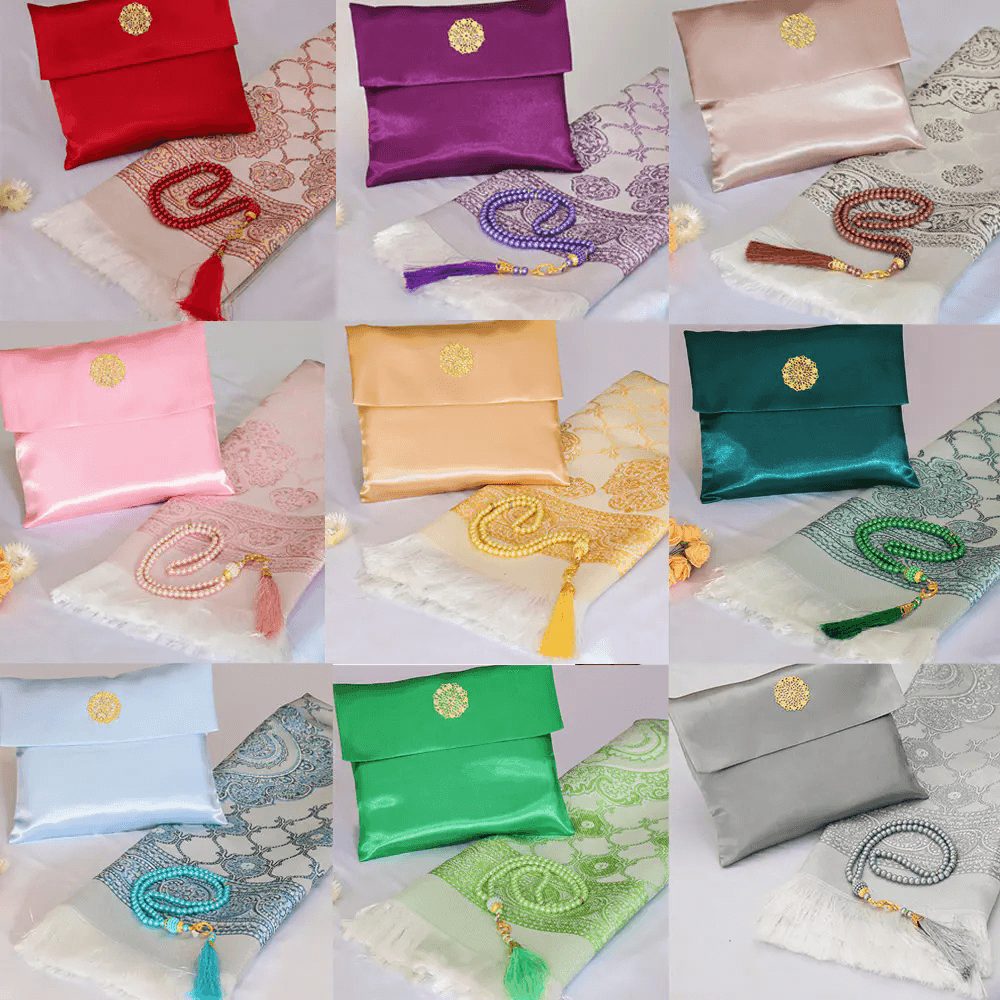 Tapis de Prière avec Sacs, Coffrets Cadeaux Islamiques Idéaux pour le Ramadan... - Vue 6 | Yelira