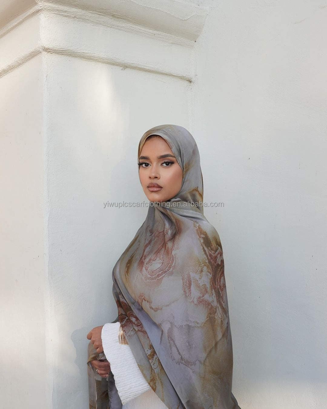 Offre Spéciale mode femmes foulard musulman imprimé modal foulard rayonne imp... - Vue 6 | Yelira