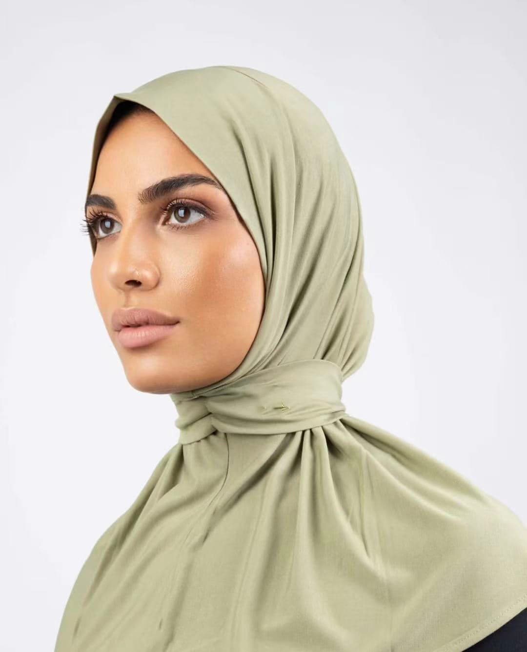 Ensemble de prière musulman pour femmes, 2 pièces, jilbab en crêpe avec panta... - Vue 9 | Yelira