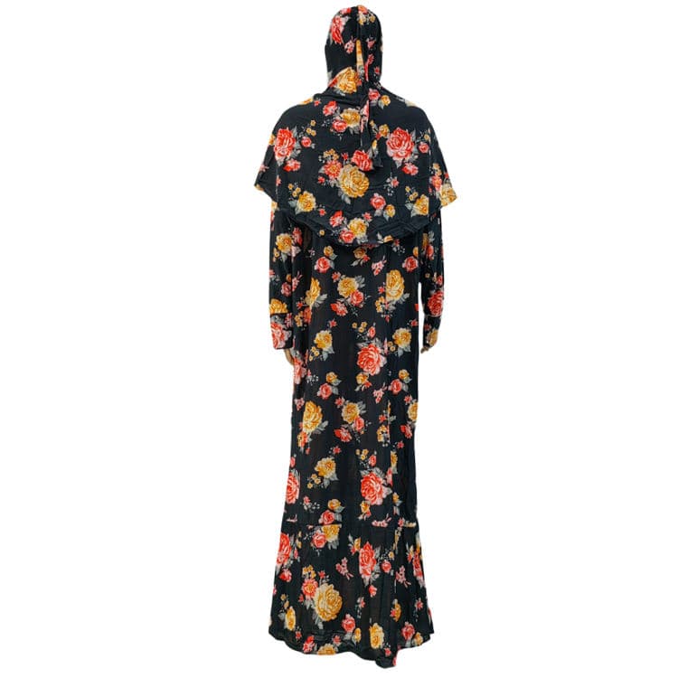 Robe longue à manches longues pour femmes, vêtement de prière musulmane, modè... - Vue 6 | Yelira