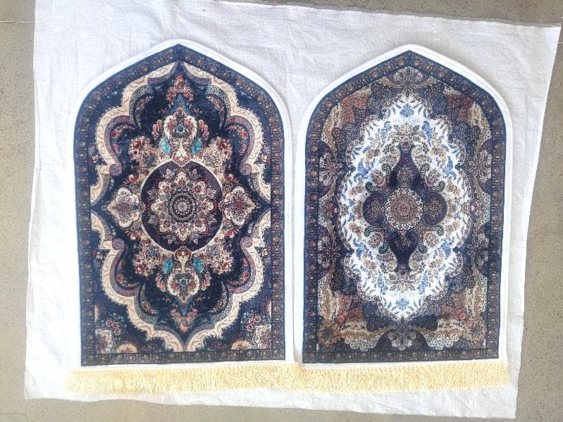 Vente chaude Top Qualité Islamique Tapis De Prière Imprimé Classique Teppich ... - Vue 6 | Yelira