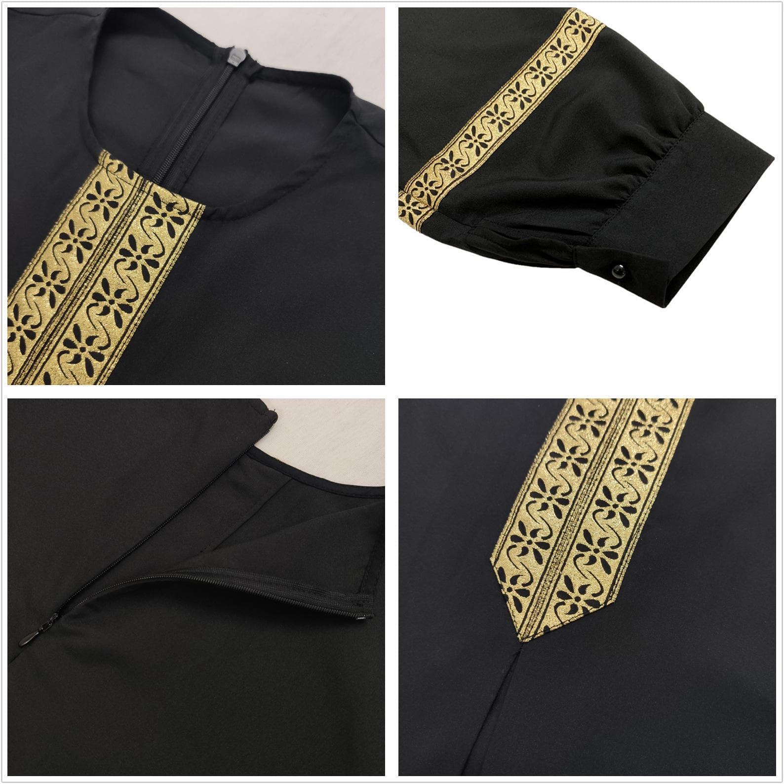 PROMISTAR Nouvelle Collection Jupe Longue Ample Style Ethnique pour Femme Rob... - Vue 6 | Yelira