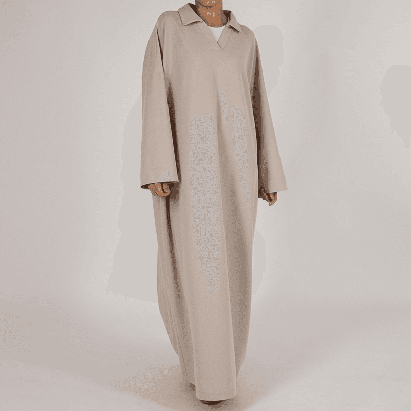 Robe Longue Maxi Modeste de Conception Personnalisée pour Femmes Musulmanes C... - vue alternative