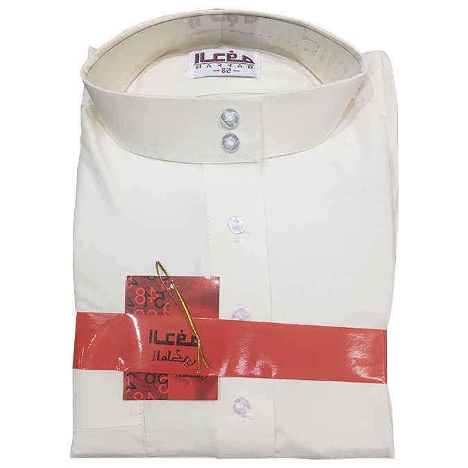 Thobe Homme de Bonne Qualité Classique Saoudien Blanc Uni Thobe / Thawb Servi... - Vue 7 | Yelira