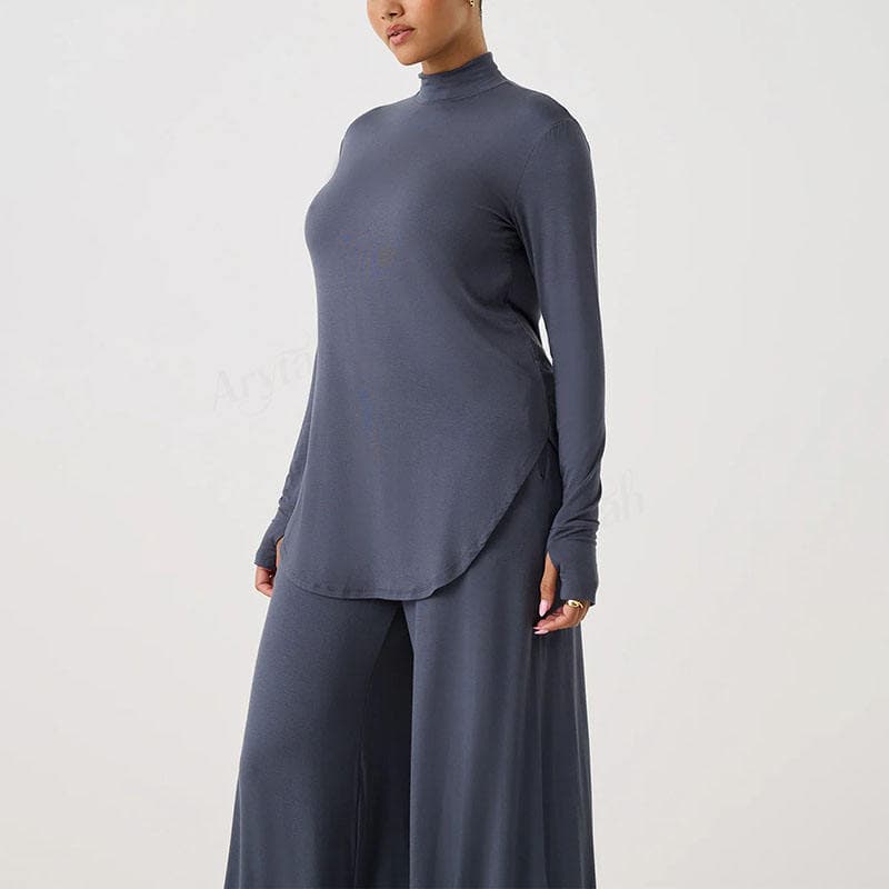 Offre Spéciale grande taille femmes musulman survêtement Logo personnalisé ma... - Vue 3 | Yelira