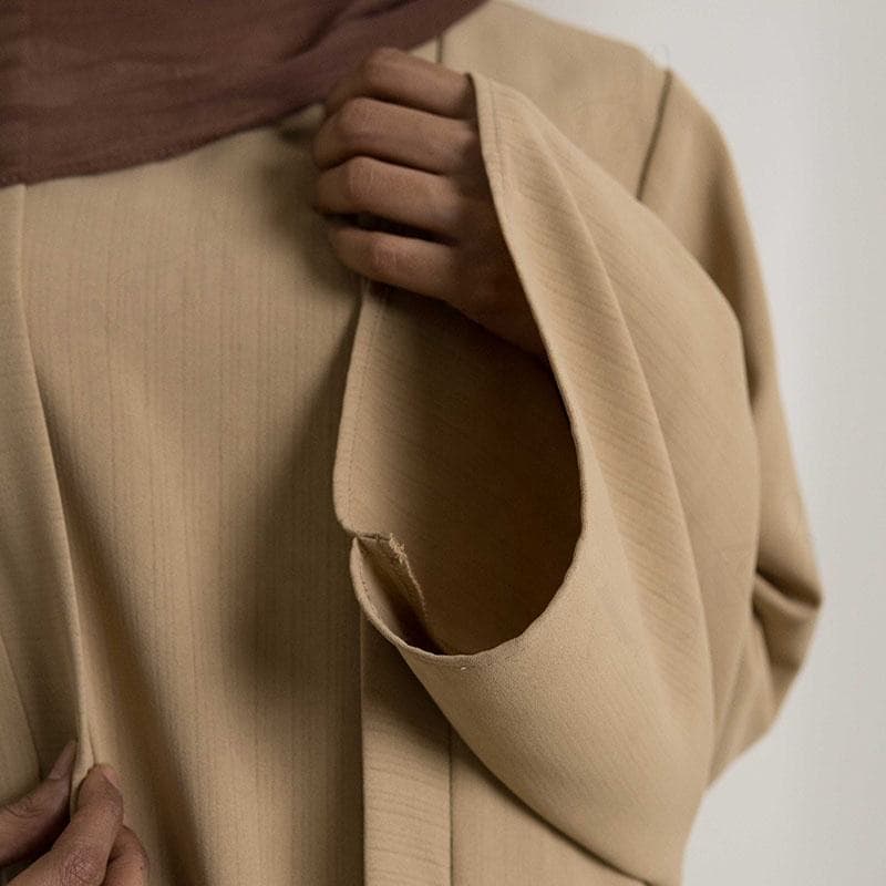 Logo Personnalisé 2025, Nouveauté Abaya Femme Musulmane, Ensemble 2 Pièces Co... - Vue 5 | Yelira