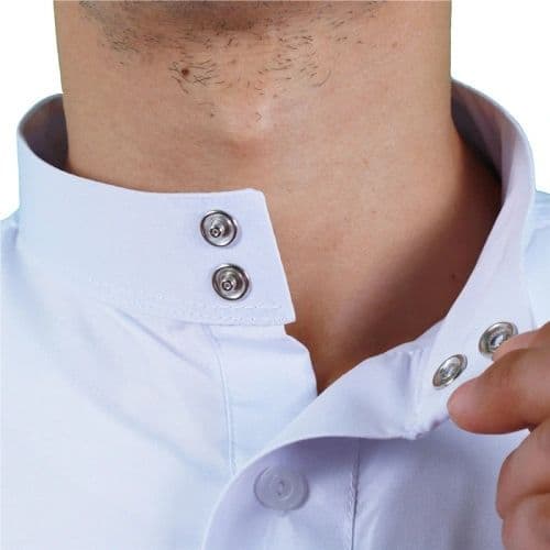 Abaya blanche à manches longues Oman, col musulman saoudien, djellaba arabe, ... - Vue 8 | Yelira