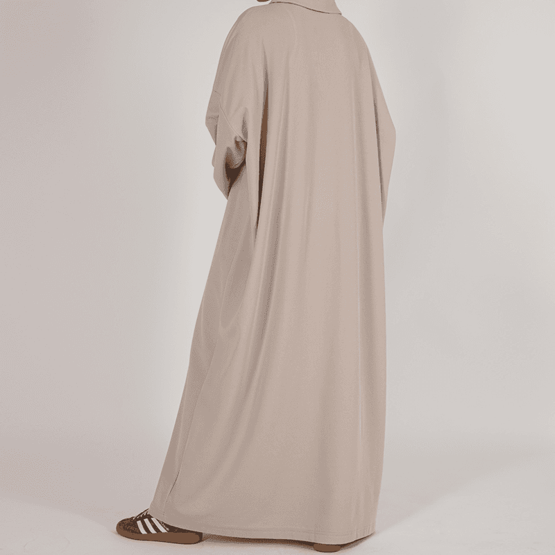 Robe Longue Maxi Modeste de Conception Personnalisée pour Femmes Musulmanes C... - Vue 4 | Yelira