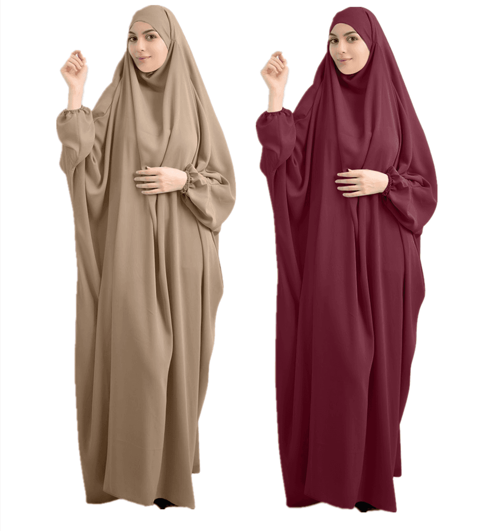 Vêtements islamiques traditionnels robe de prière pour femmes une pièce grand...