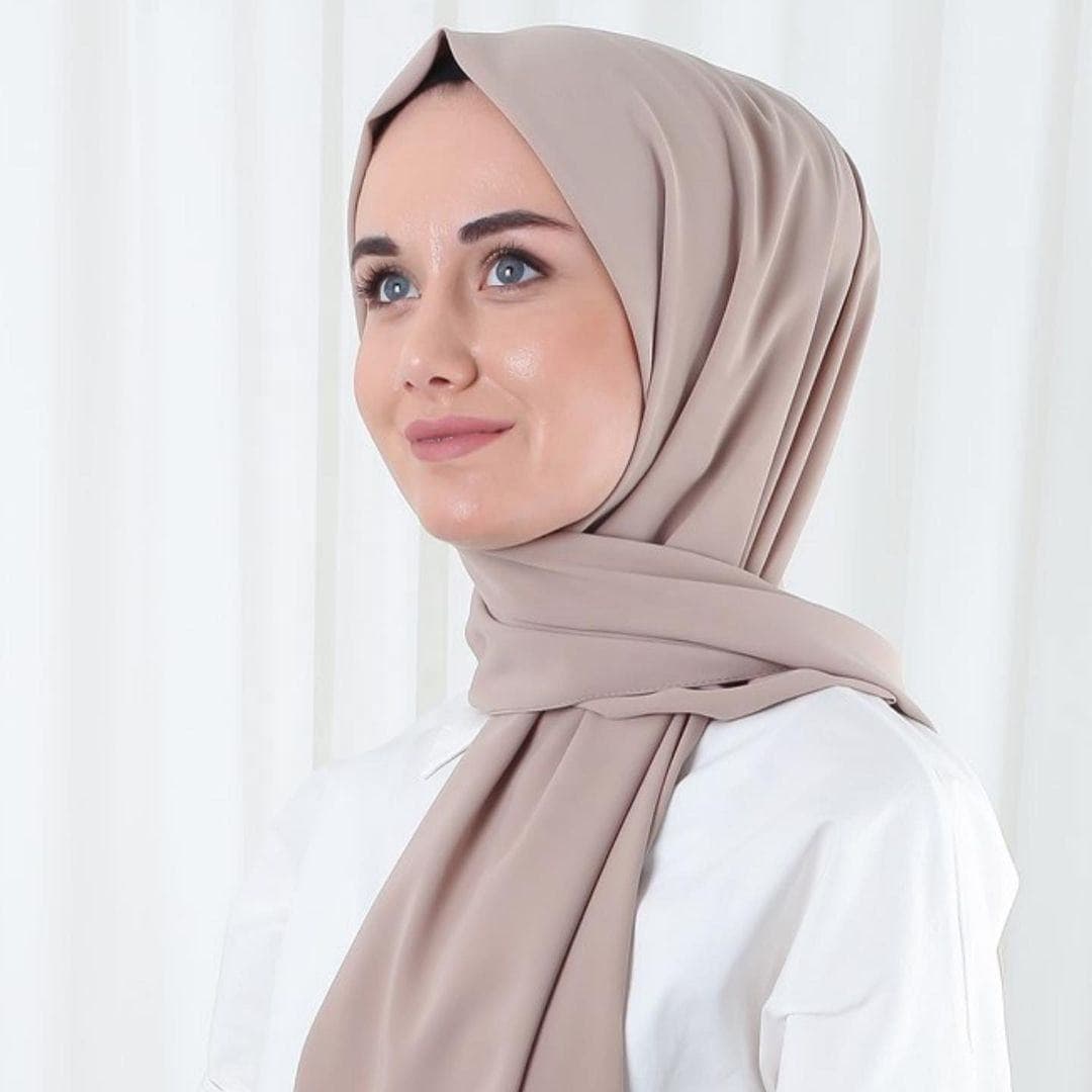 Hijab en soie turque de luxe Medina Soie de Medine Sedef Écharpe douce et dél...