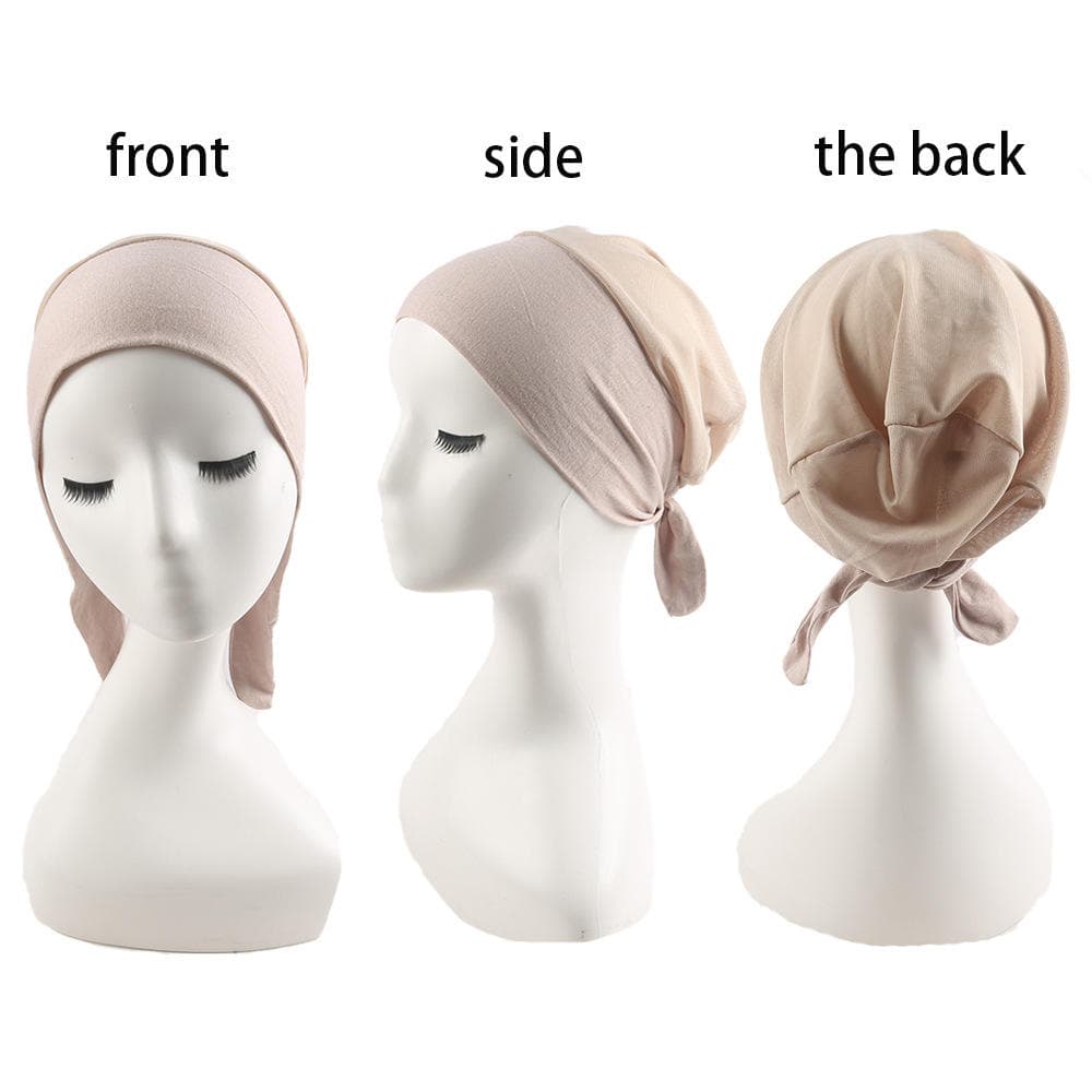 Sous-hijab islamique solide de qualité supérieure, bonnet en modal, sous-hija...